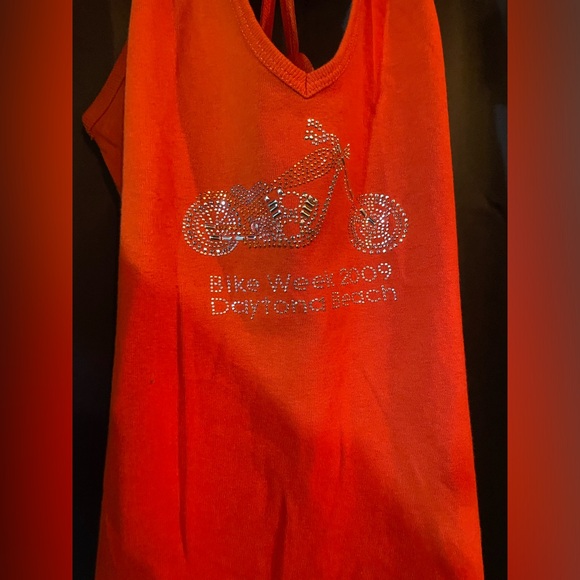 Y2K Biker Week Tank Too Women’s Large - Picture 2 of 5